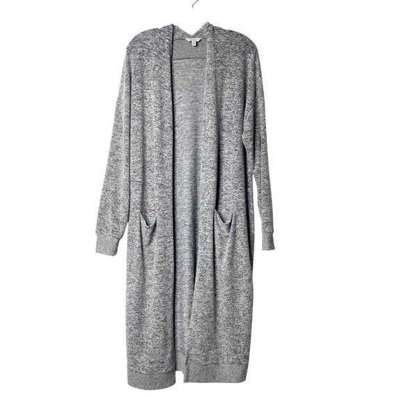 Lucky Brand Grey Open Cardigan Duster Lightweight Long Sleeve Women’s Size Small - Picture 5 of 5